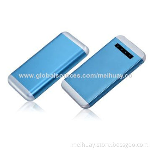Li-polymer Mobile Phone Batteries, 7000mAh, Aluminium Material, Portable to Carry